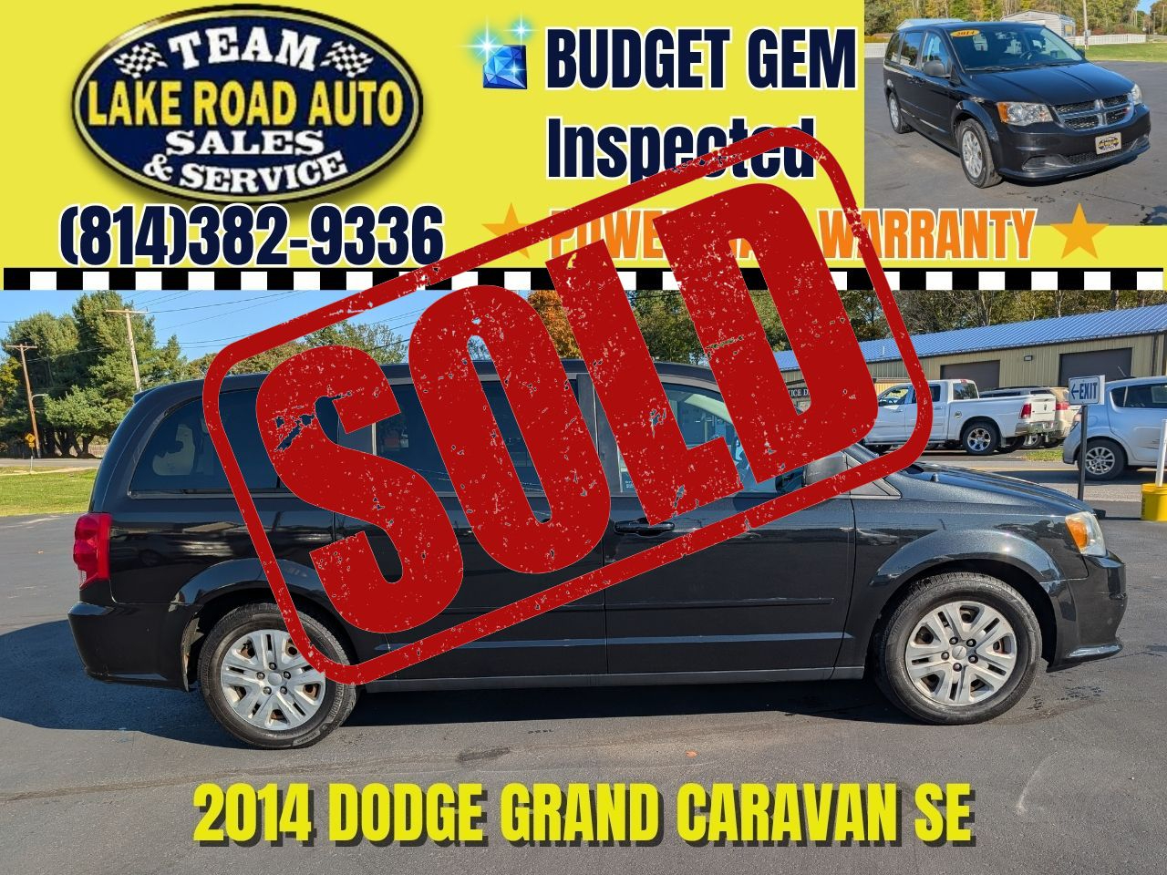 2014 Dodge Grand Caravan 4dr Wgn SE