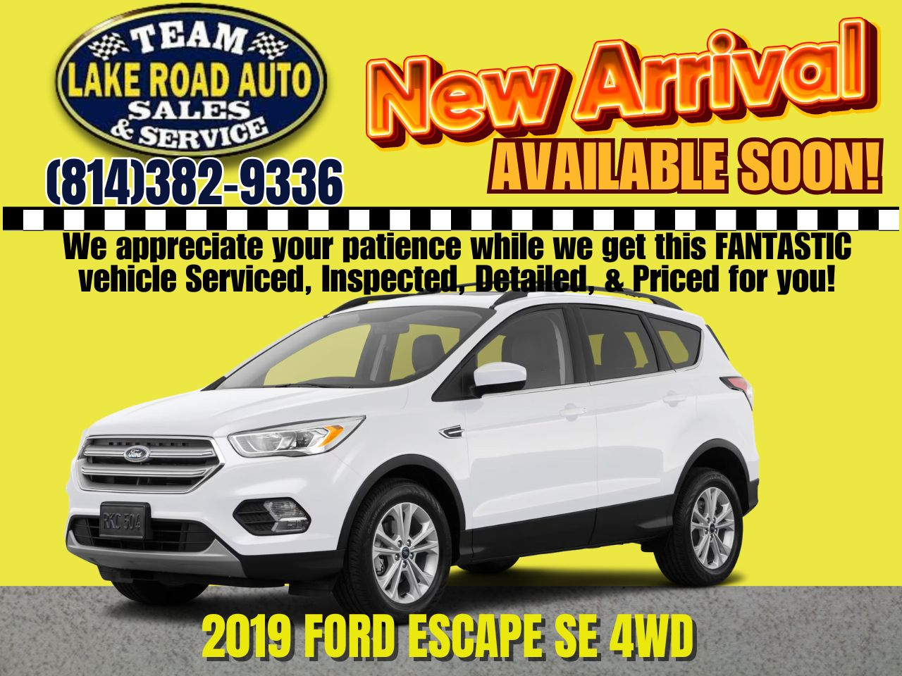 2019 Ford Escape SE 4WD