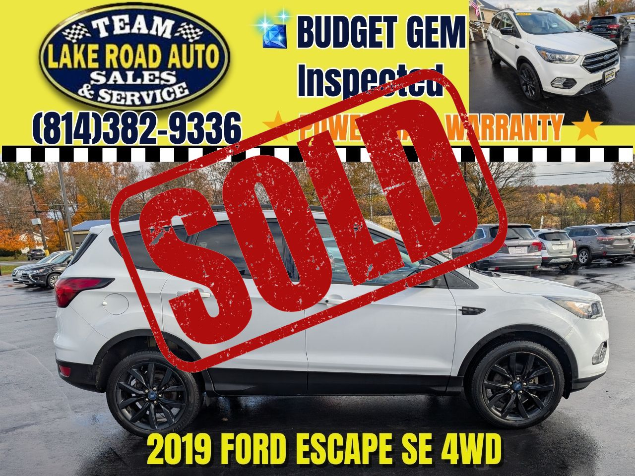 2019 Ford Escape SE 4WD