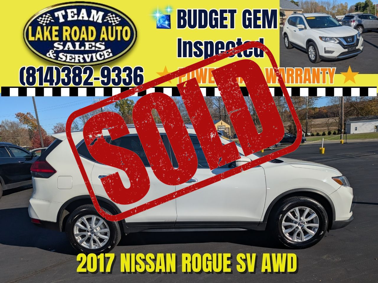 Nissan Rogue AWD SV 2017