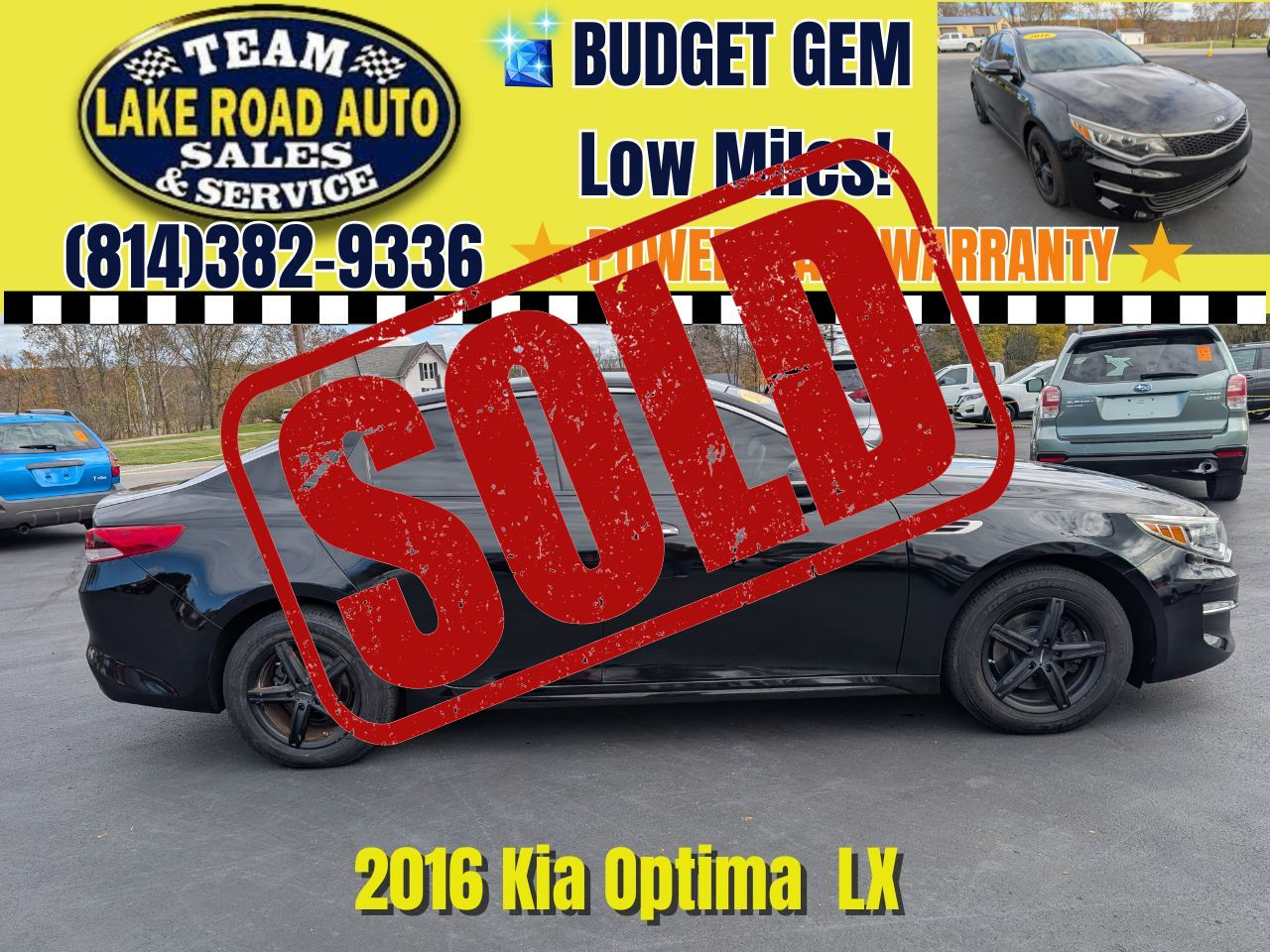 2016 Kia Optima 4dr Sdn LX