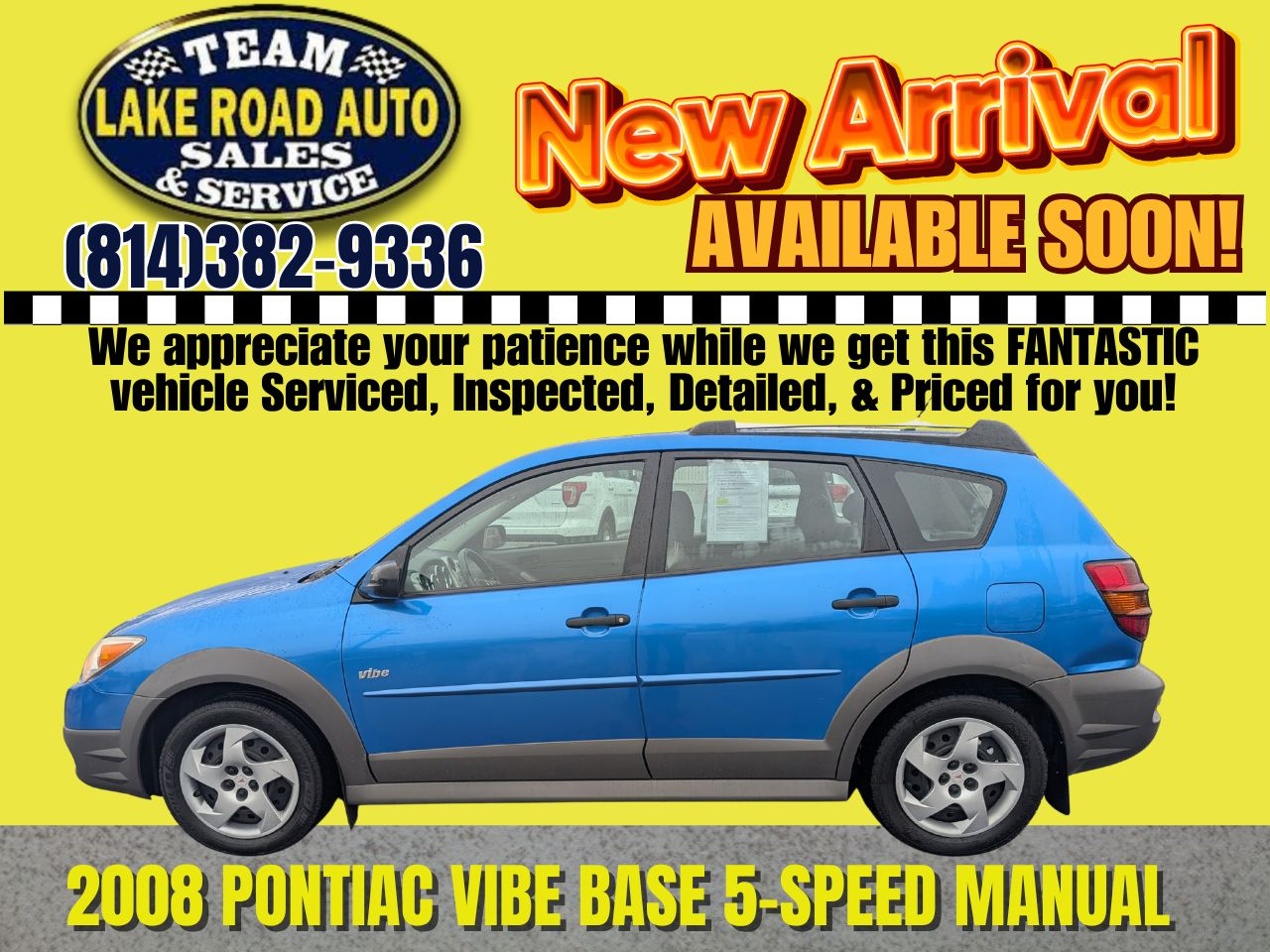 Pontiac Vibe 4dr HB 2008