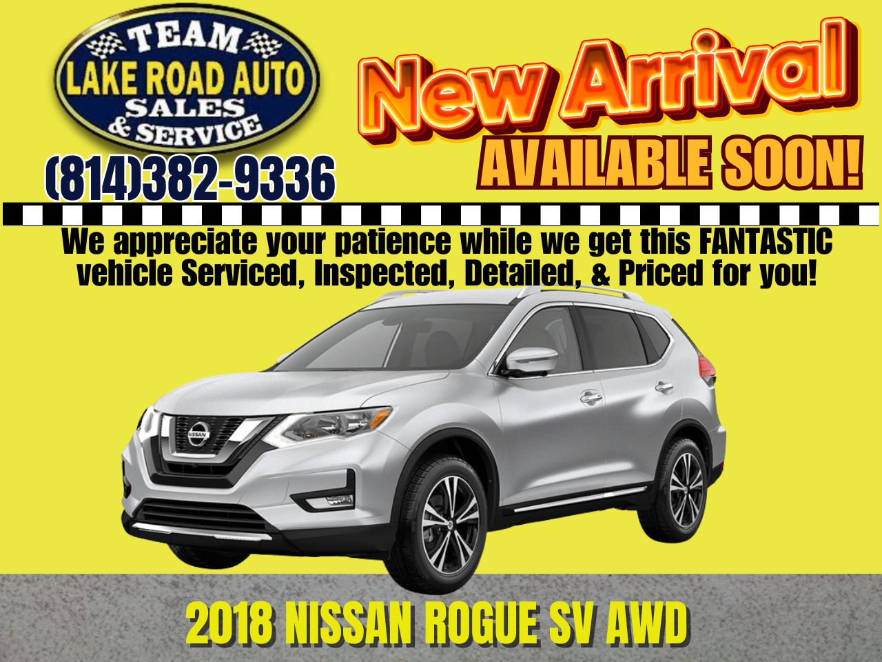 Nissan Rogue AWD SV 2018