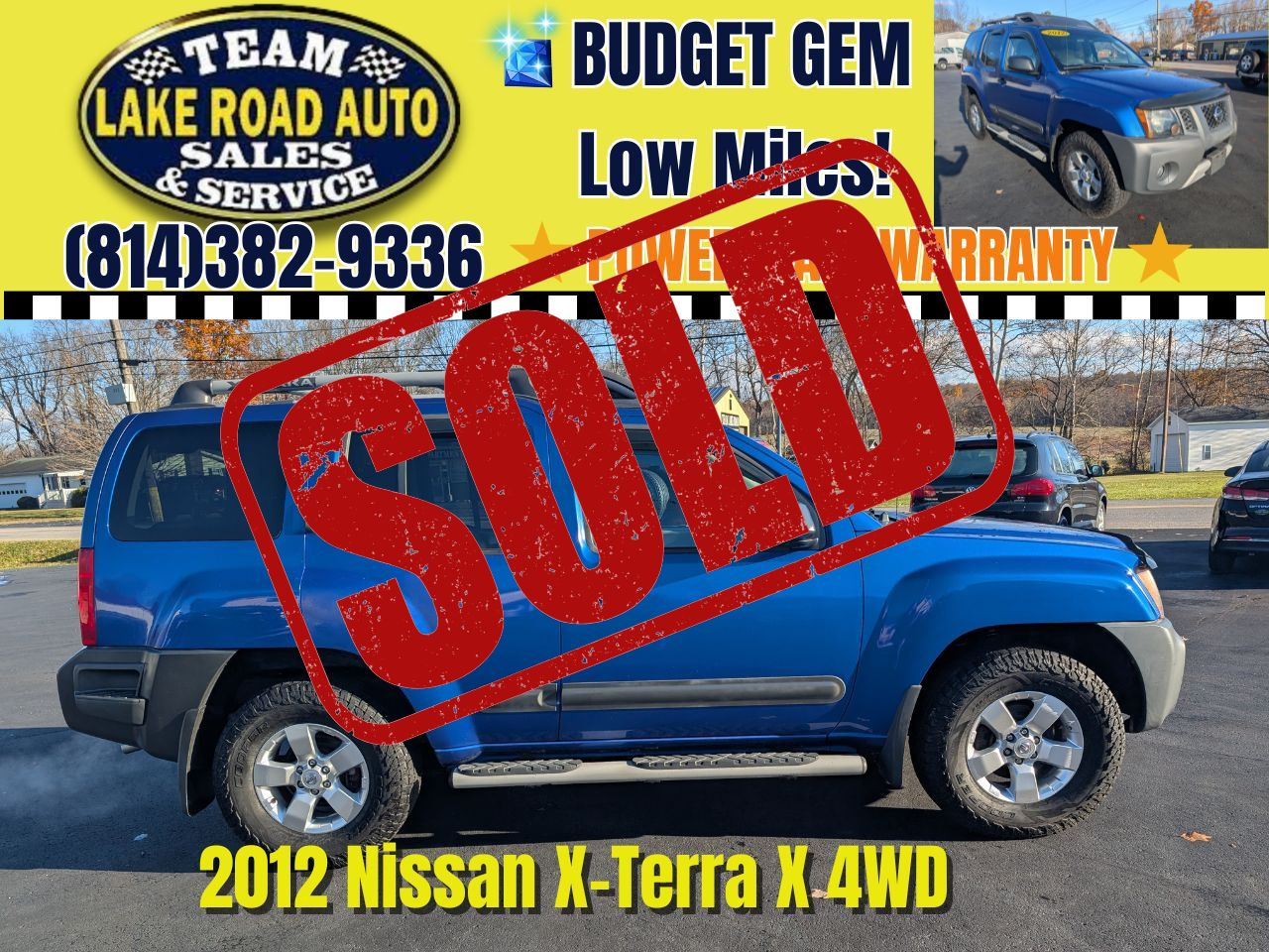 2012 Nissan Xterra 4WD 4dr Auto S