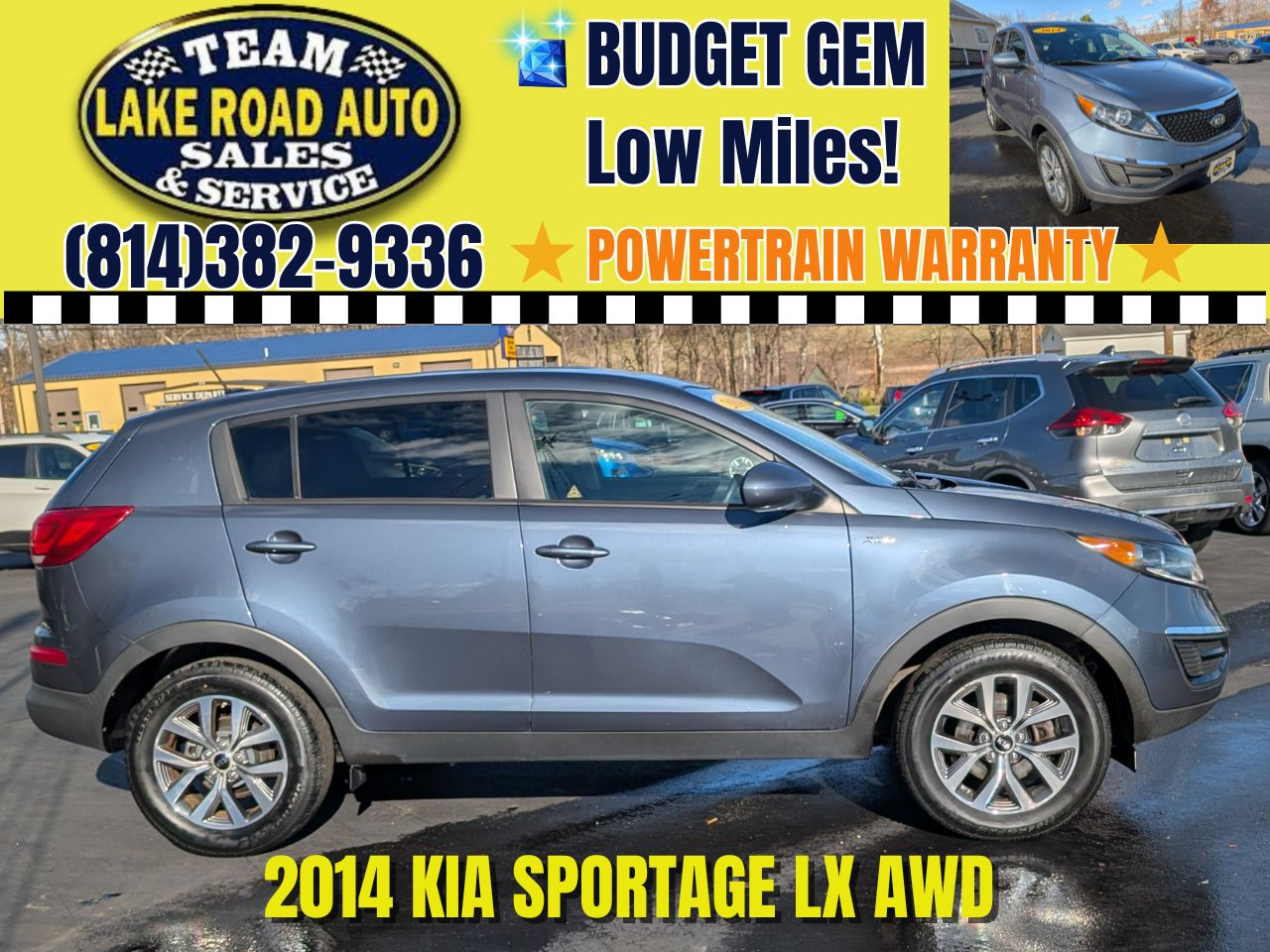 2014 Kia Sportage AWD 4dr LX