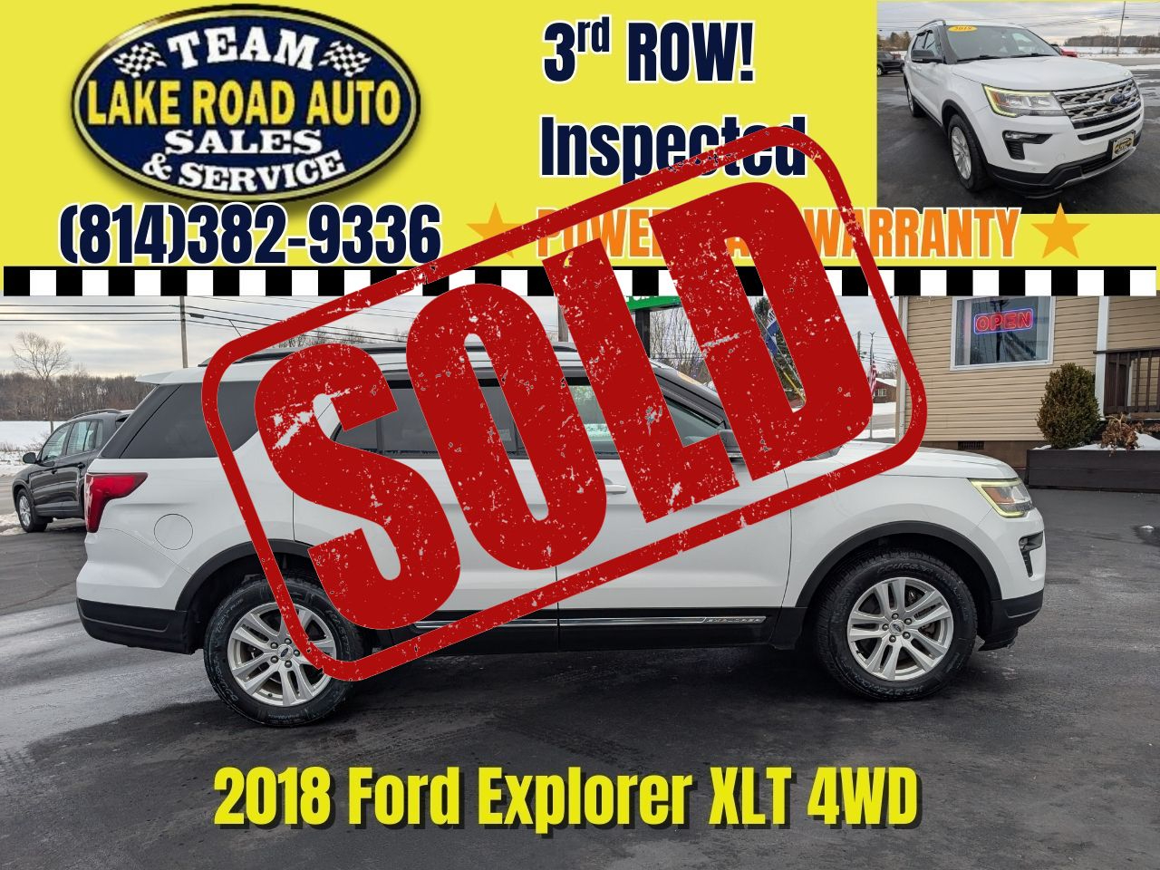 2018 Ford Explorer XLT 4WD