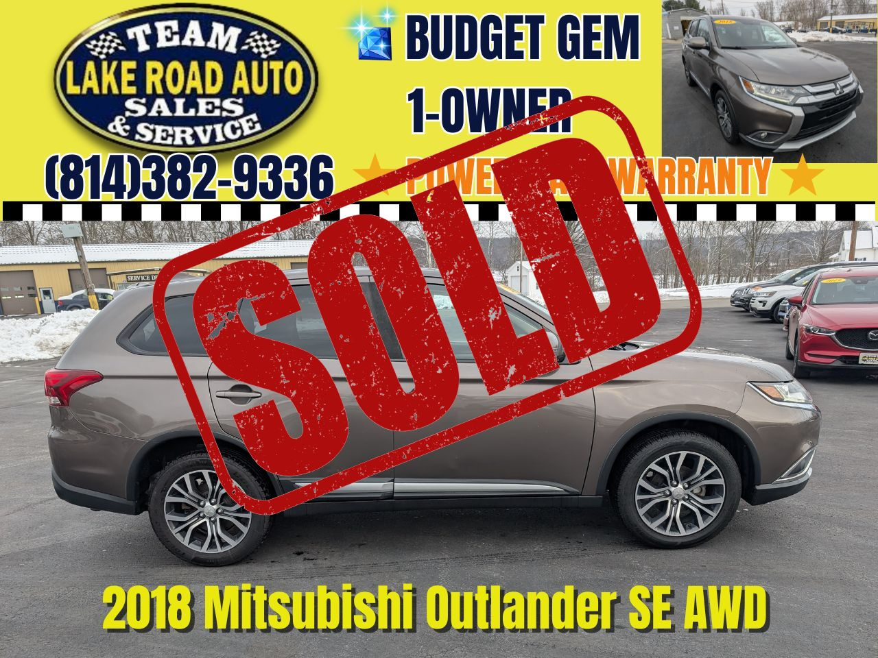 2018 Mitsubishi Outlander SEL S-AWC
