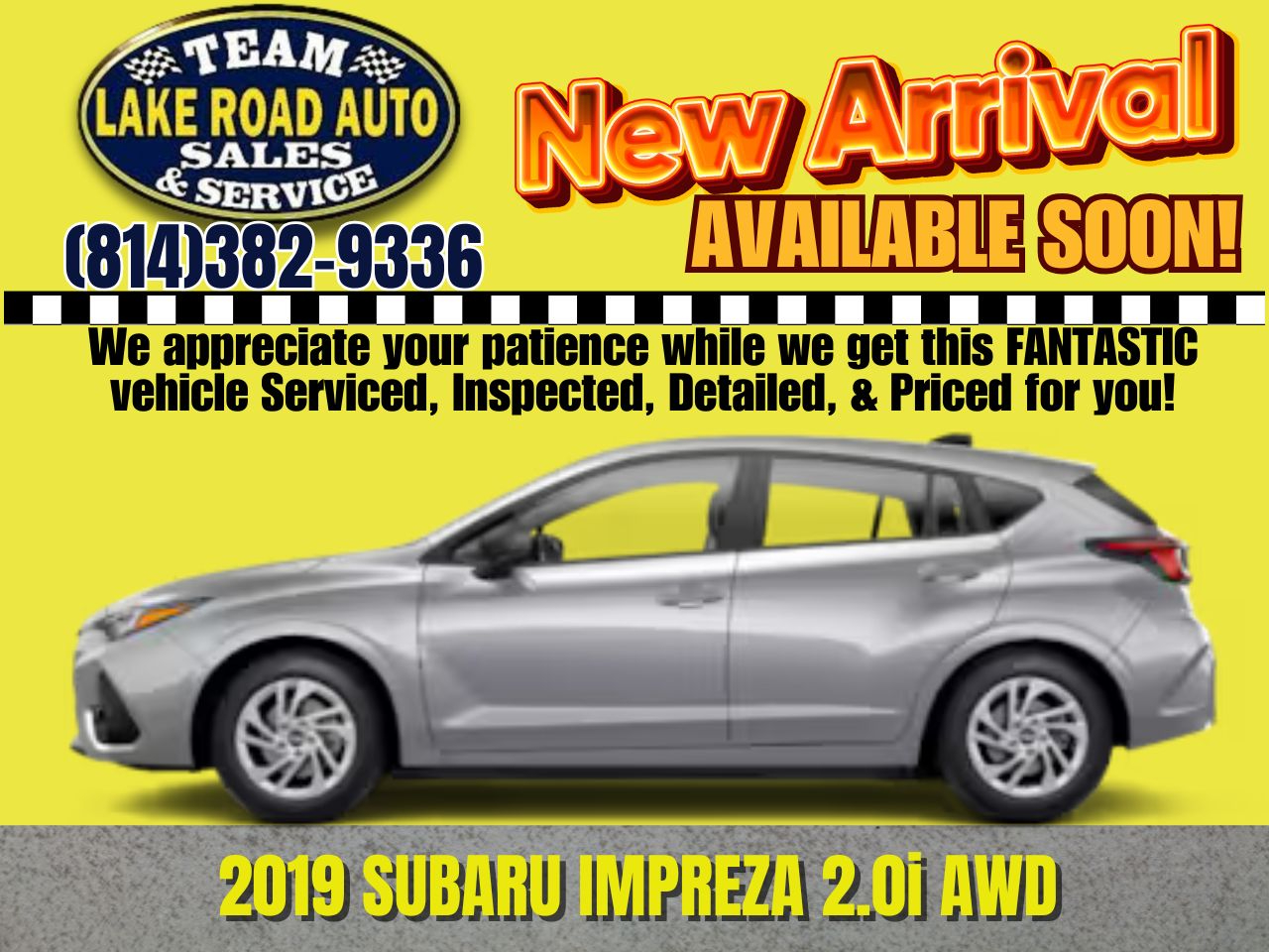 2019 Subaru Impreza 2.0i 5-door CVT