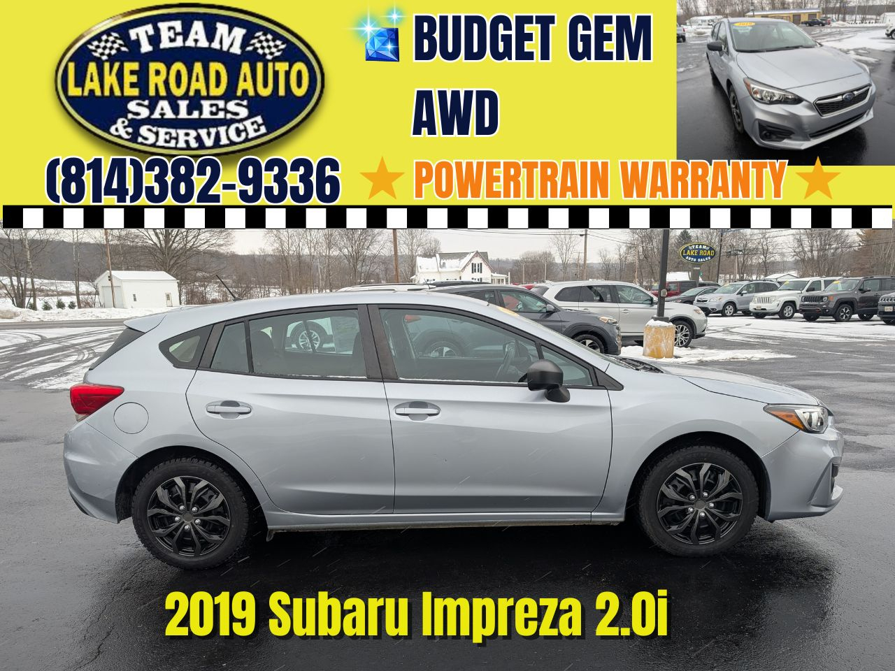 2019 Subaru Impreza 2.0i 5-door CVT