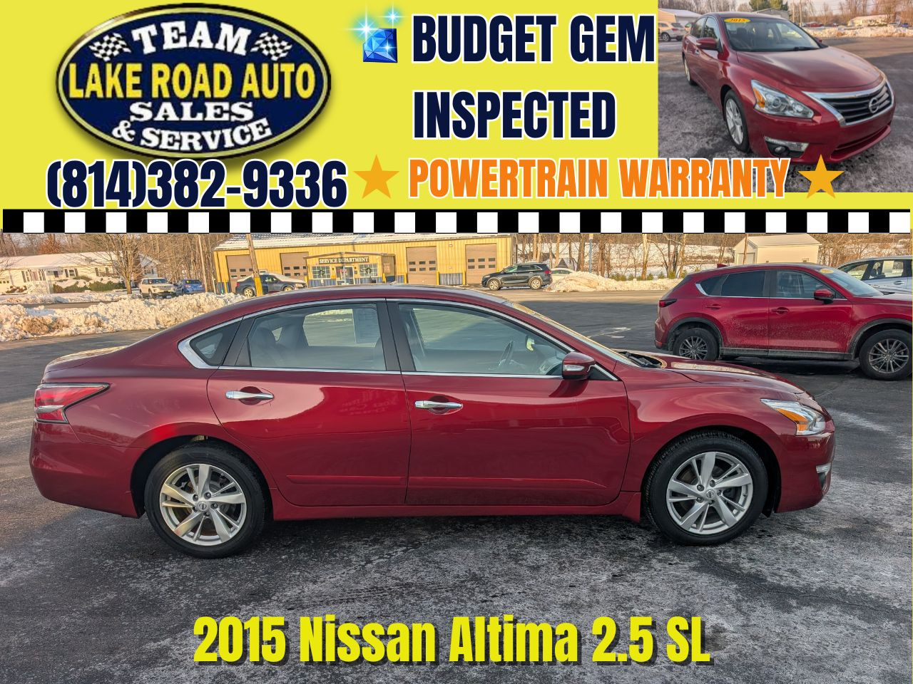 2015 Nissan Altima 4dr Sdn I4 2.5 SL