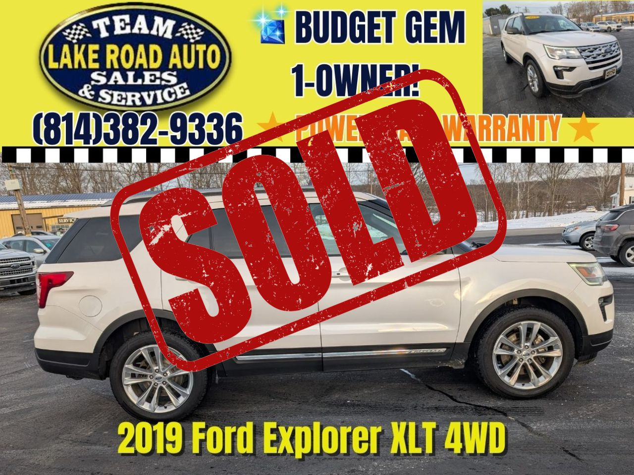 2019 Ford Explorer XLT 4WD