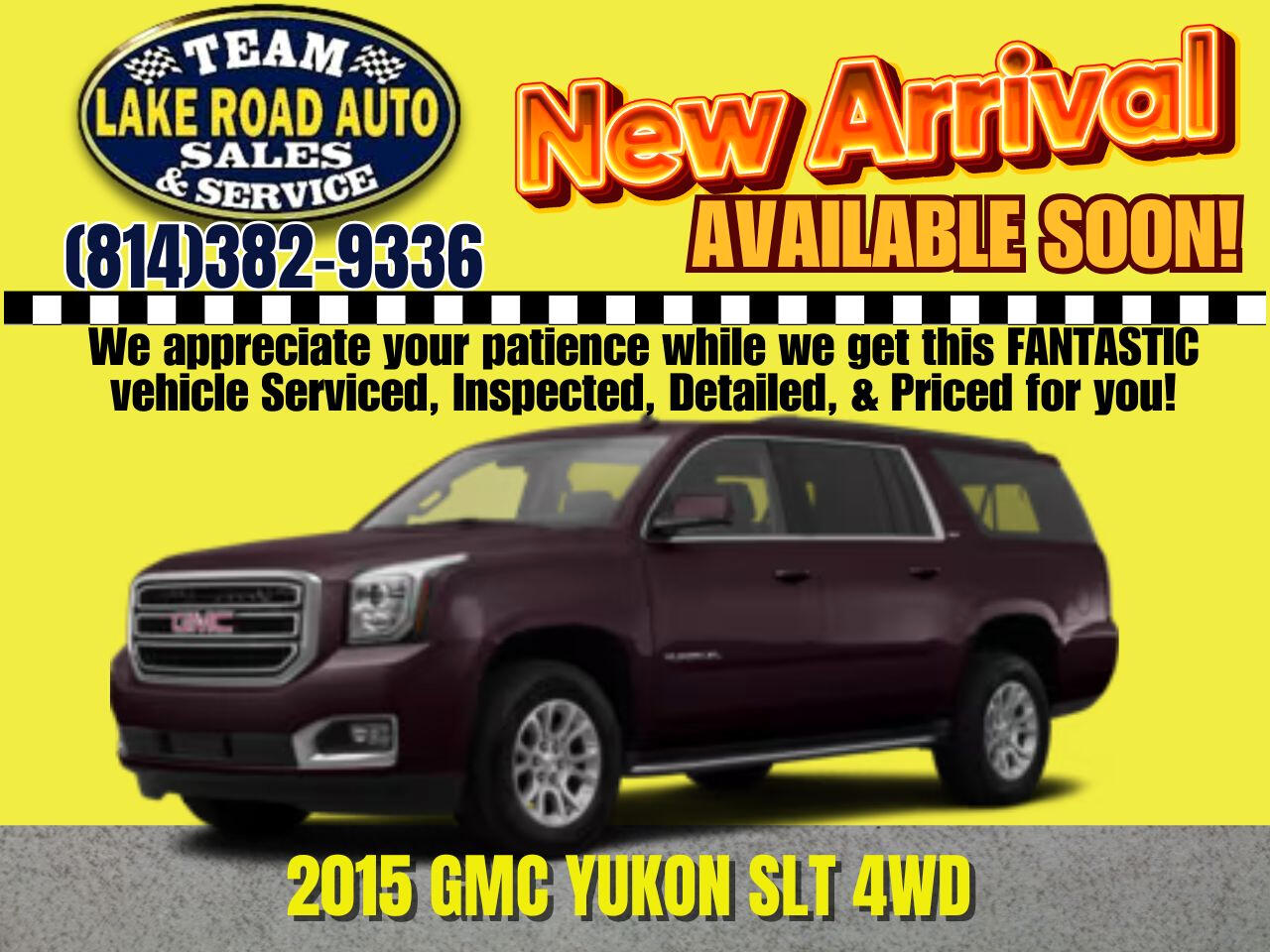 2015 GMC Yukon 4WD 4dr SLT