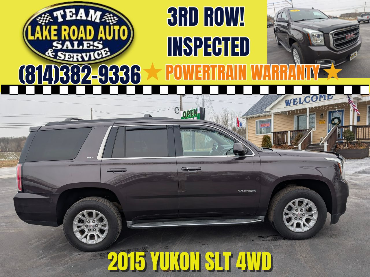 2015 GMC Yukon 4WD 4dr SLT