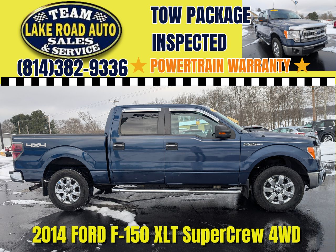 2014 Ford F-150 4WD SuperCrew 145" Platinum