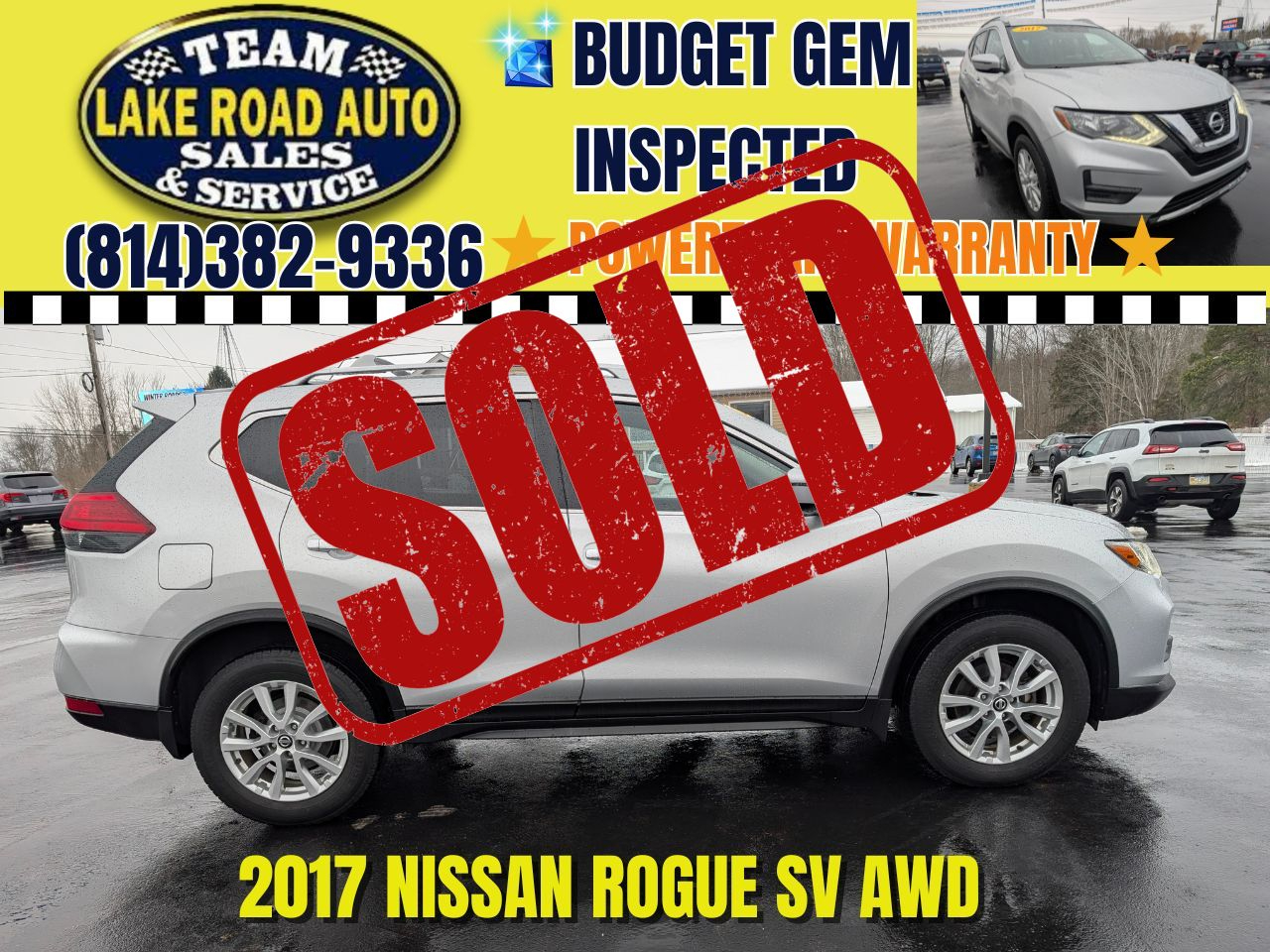 2017 Nissan Rogue AWD SV