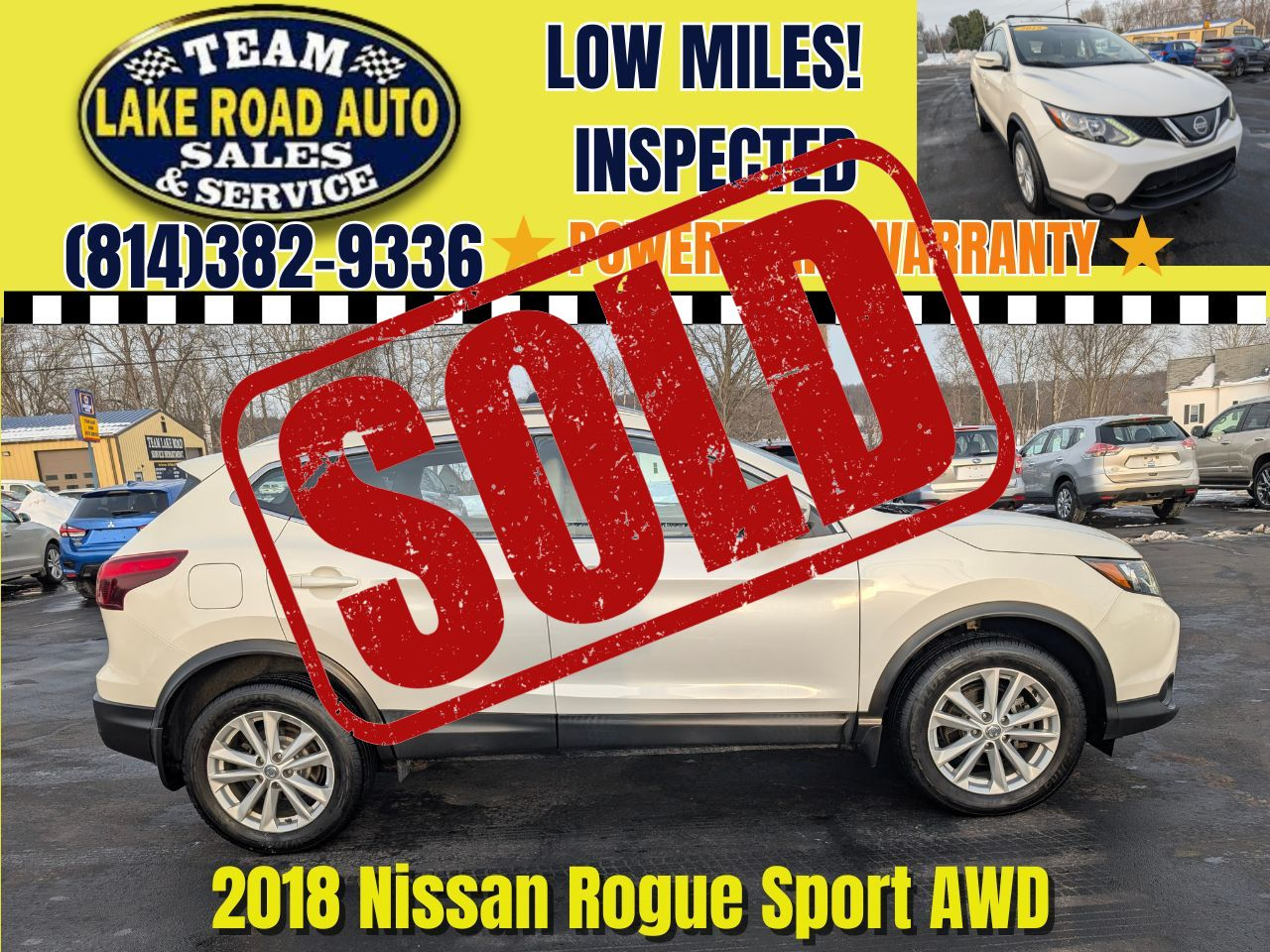 2018 Nissan Rogue Sport 2018.5 AWD SV