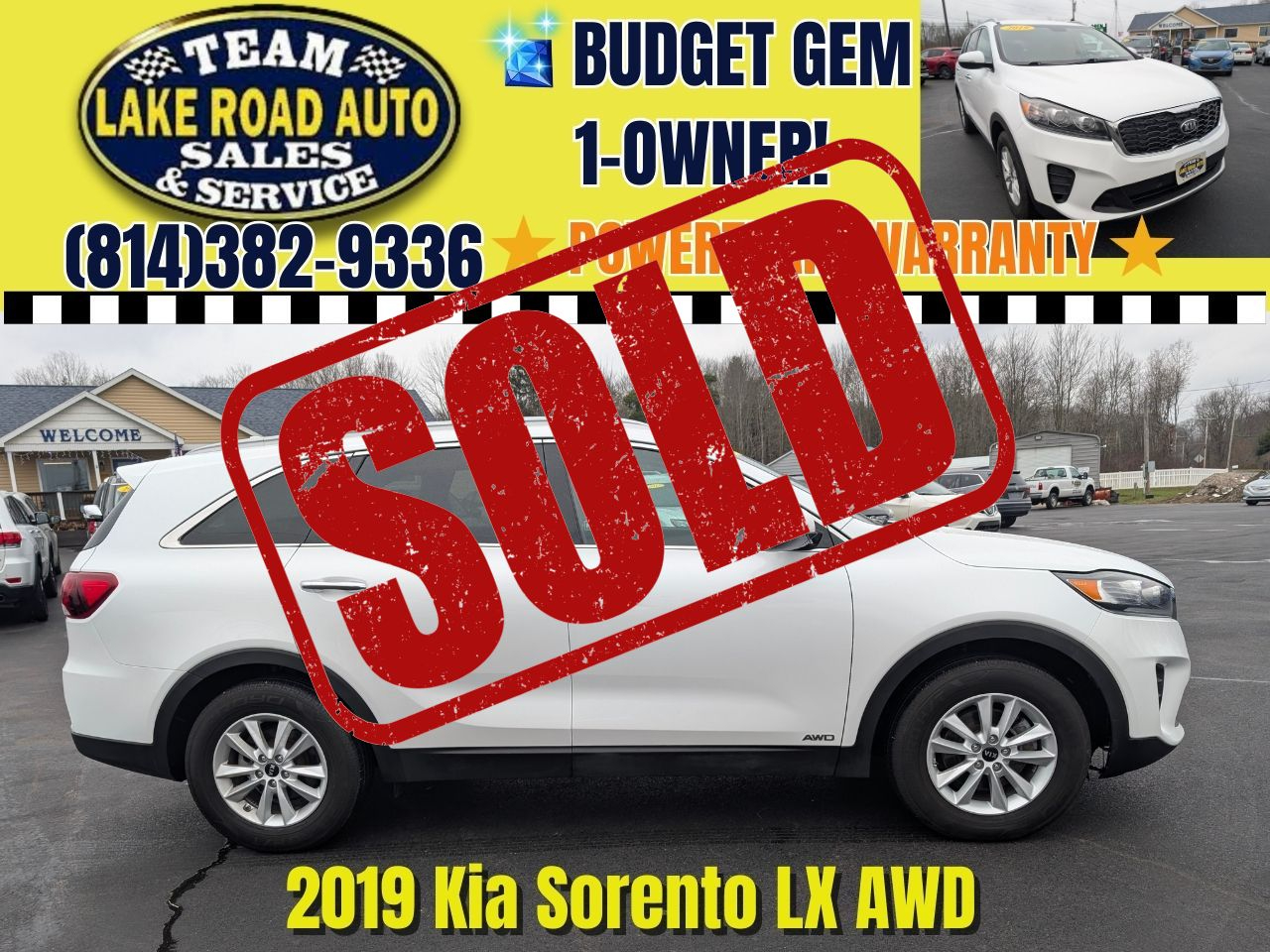 2019 Kia Sorento LX AWD