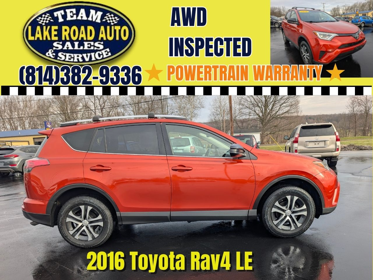 2016 Toyota RAV4 AWD 4dr LE (Natl)