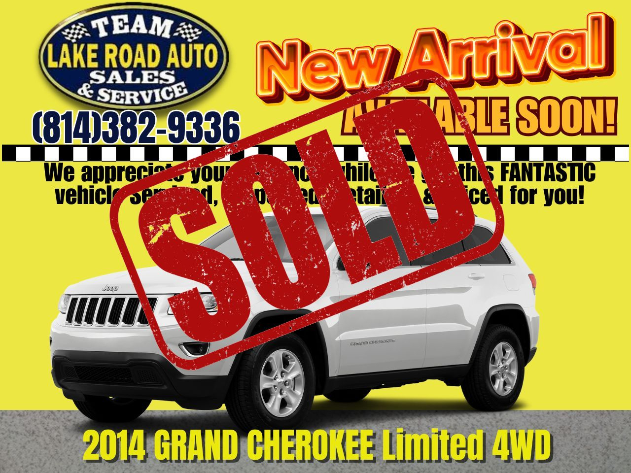 2014 Jeep Grand Cherokee 4WD 4dr Limited