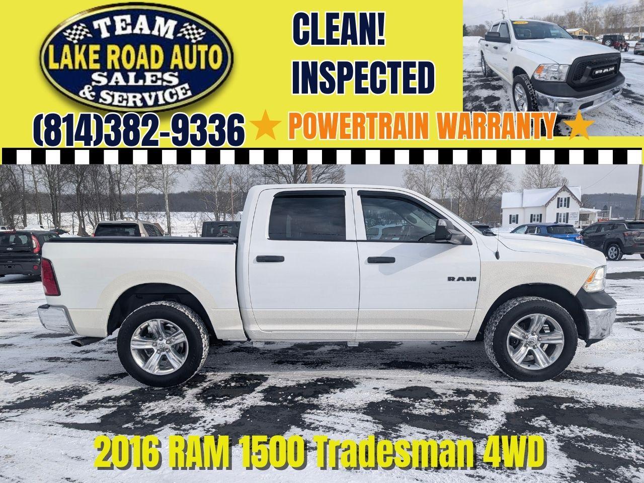 2016 RAM 1500 Tradesman Crew Cab 4WD
