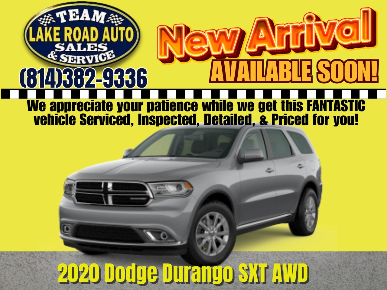 2020 Dodge Durango SXT AWD