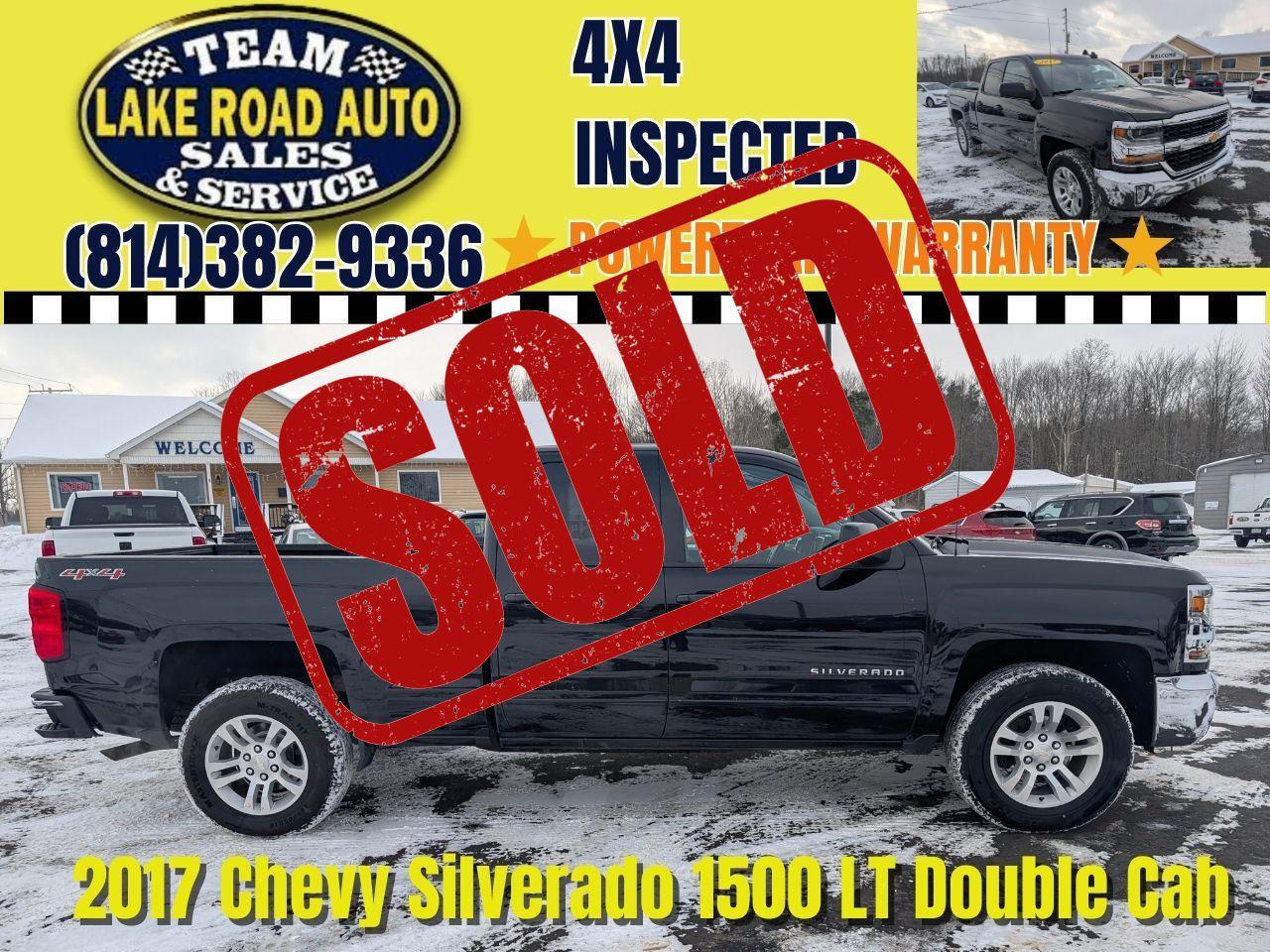 2017 Chevrolet Silverado 1500 4WD Double Cab 143.5" LT w/1LT