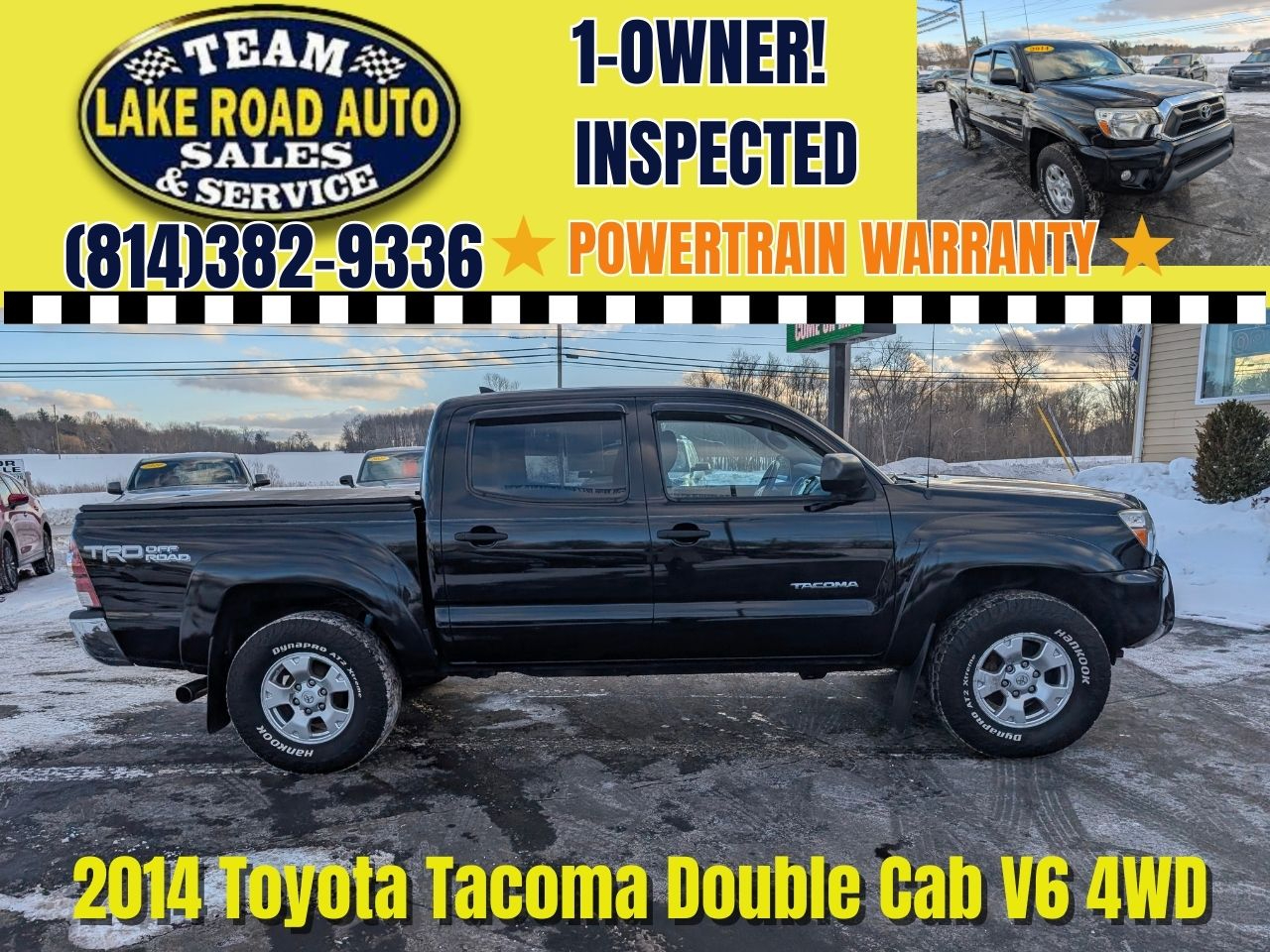 2014 Toyota Tacoma 4WD Double Cab V6 MT (Natl)