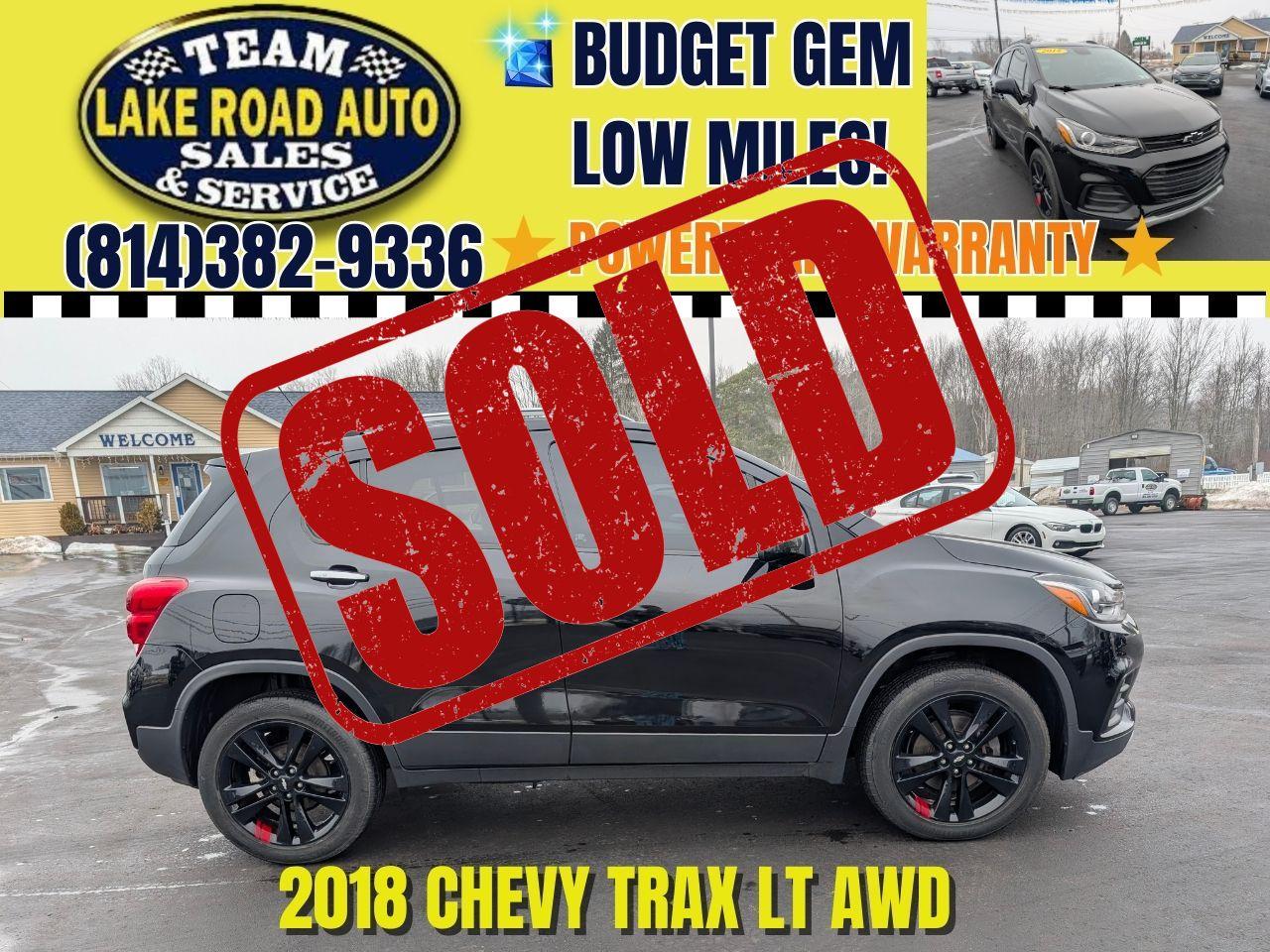 2018 Chevrolet Trax AWD 4dr LT