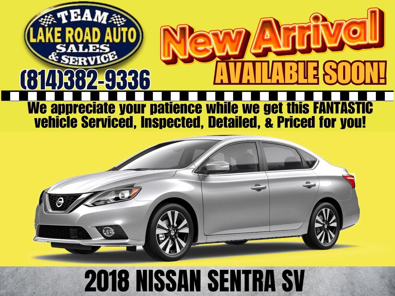 2018 Nissan Sentra SV CVT