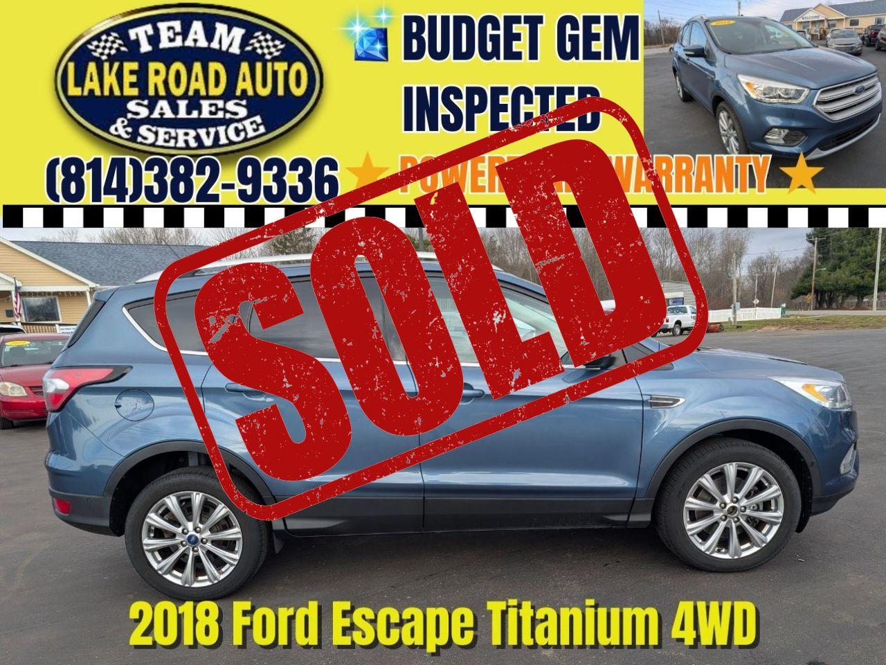 2018 Ford Escape Titanium 4WD