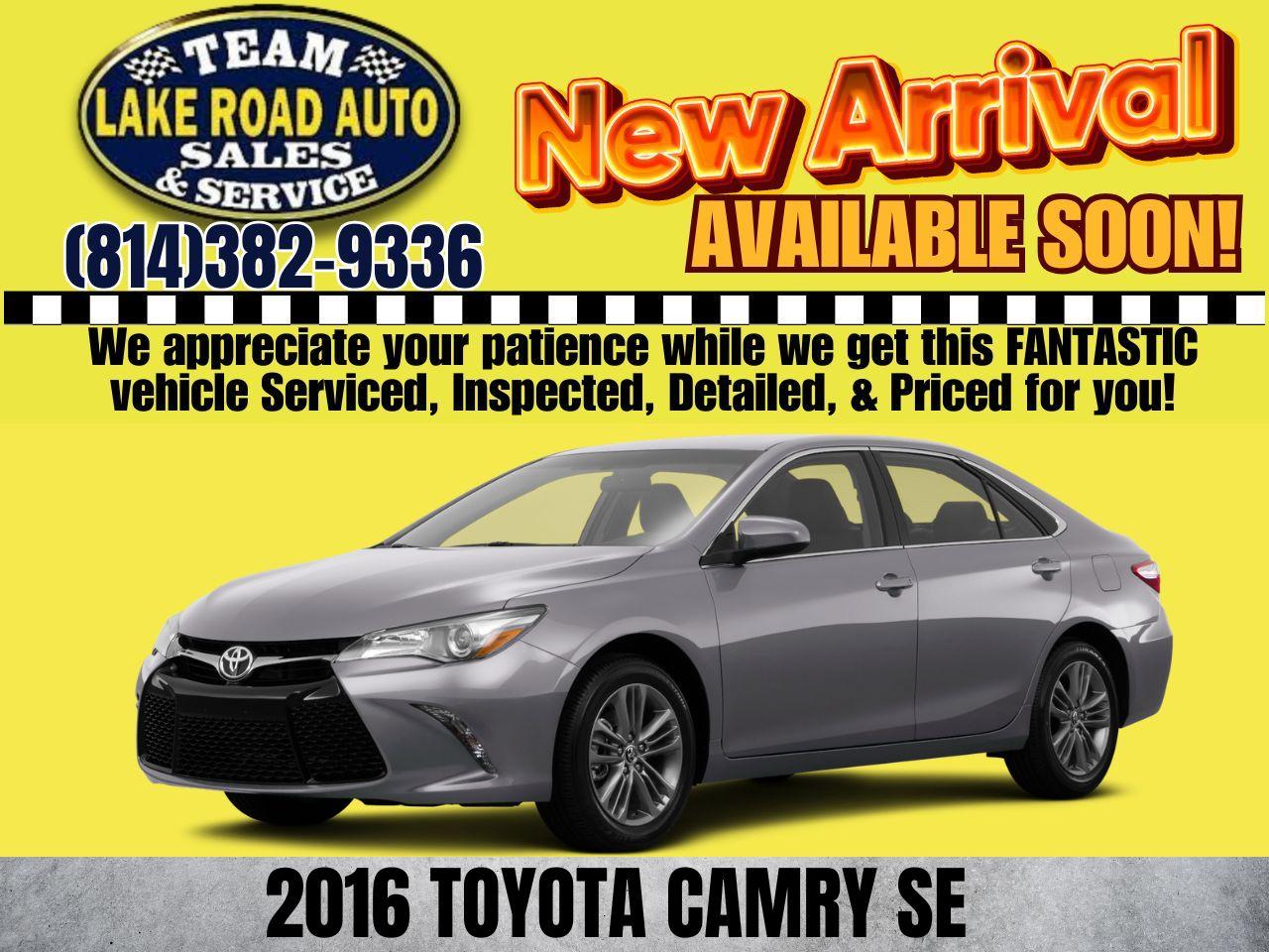 2016 Toyota Camry 4dr Sdn I4 Auto SE w/Special Edition Pkg (Natl)