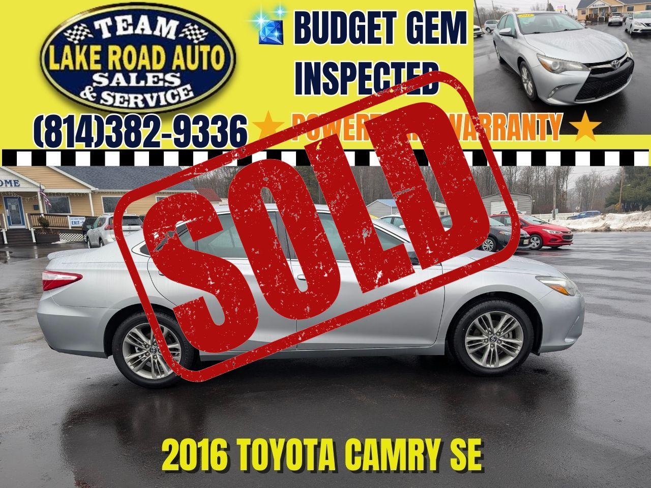 2016 Toyota Camry SE