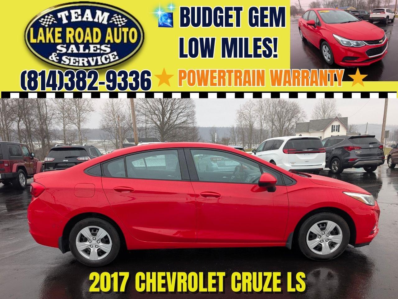 2017 Chevrolet Cruze 4dr Sdn 1.4L LS w/1SB
