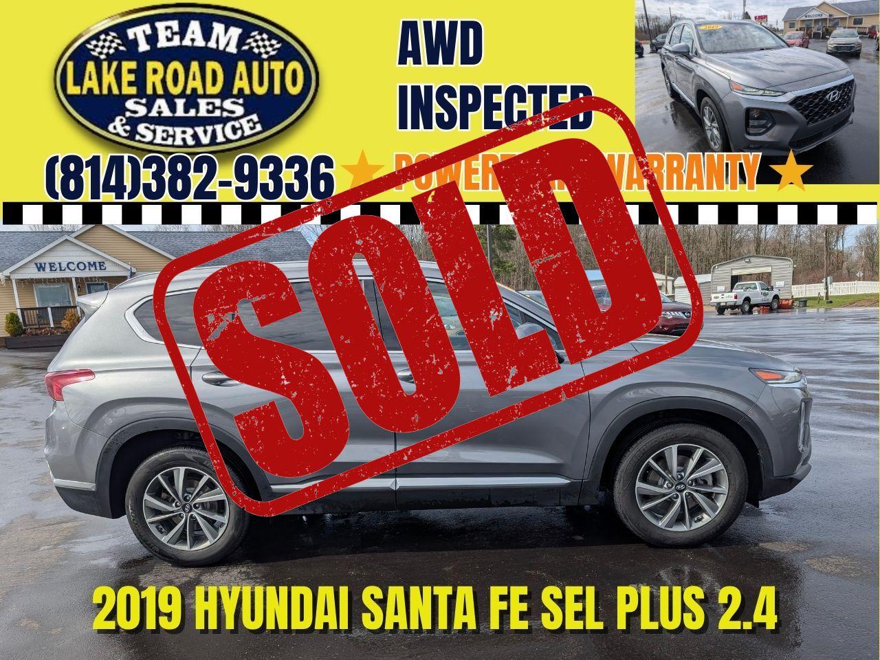 2019 Hyundai Santa Fe SEL Plus 2.4L Auto AWD