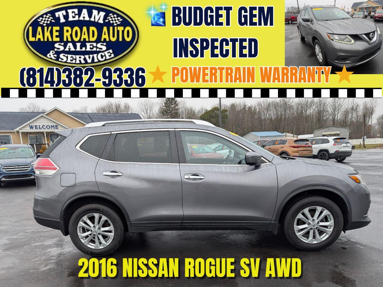 2016 Nissan Rogue AWD 4dr SV