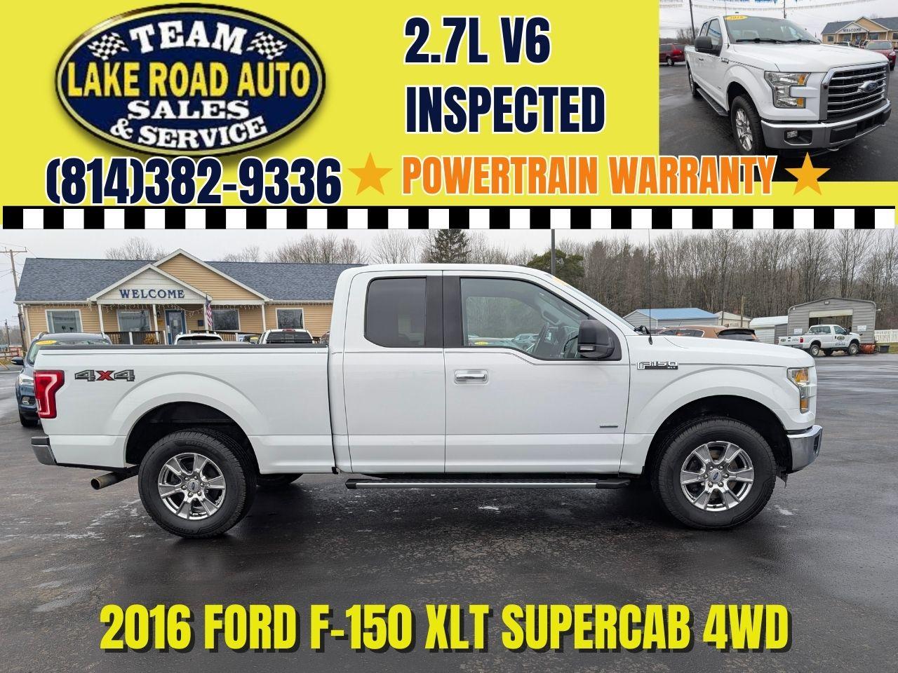2016 Ford F-150 4WD SuperCab 145" XLT
