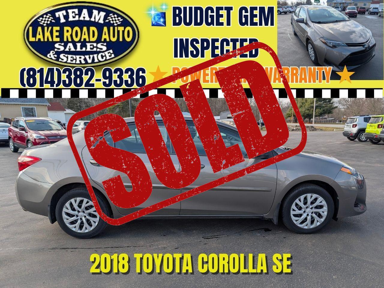 2018 Toyota Corolla XLE CVT (Natl)