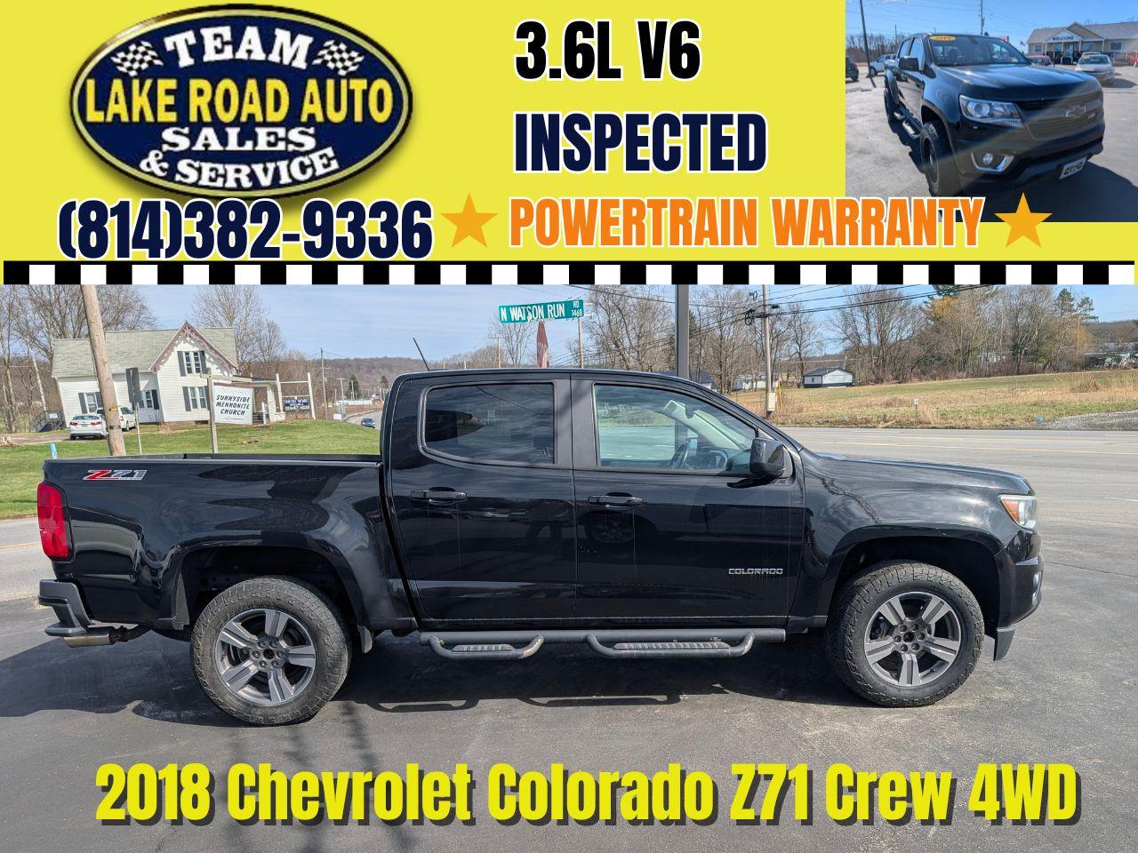 2018 Chevrolet Colorado 4WD Crew Cab 128.3" Z71