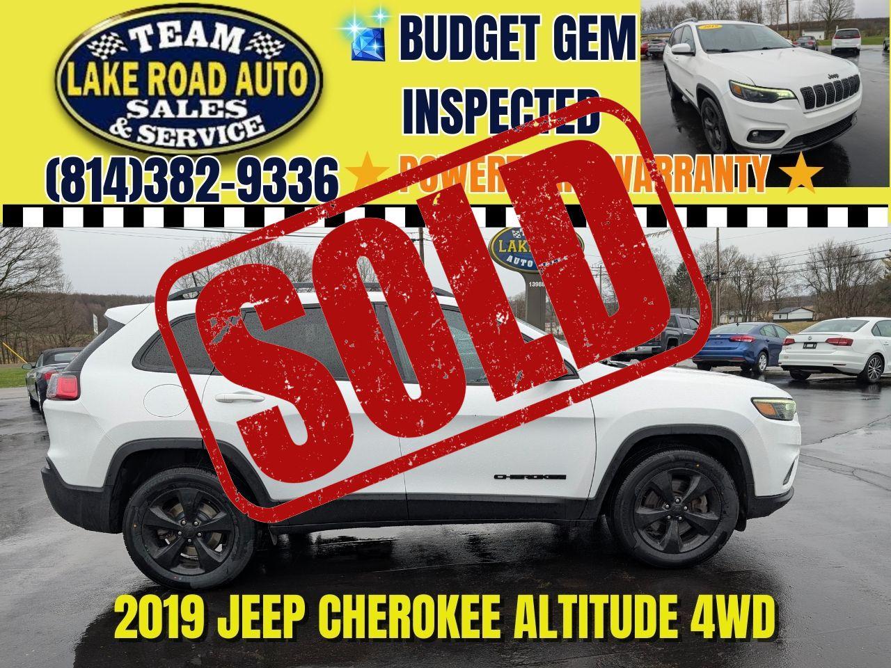 2019 Jeep Cherokee Altitude 4x4