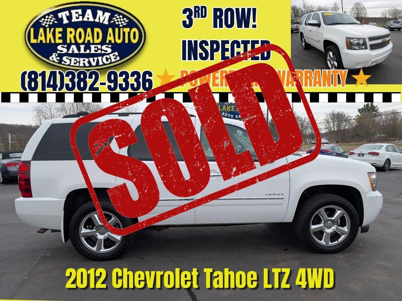 2012 Chevrolet Tahoe 4WD 4dr 1500 LTZ