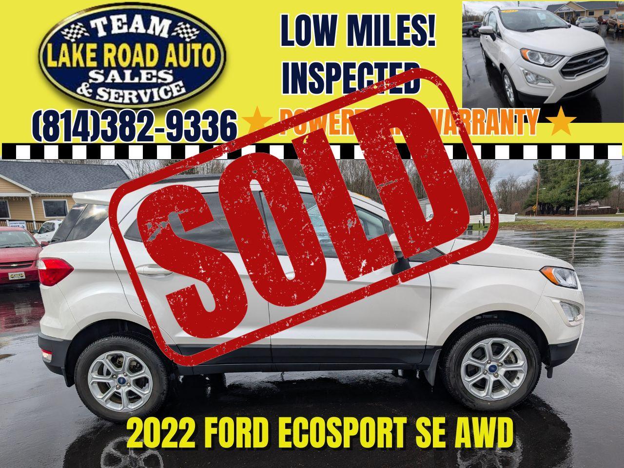 2022 Ford EcoSport SE 4WD