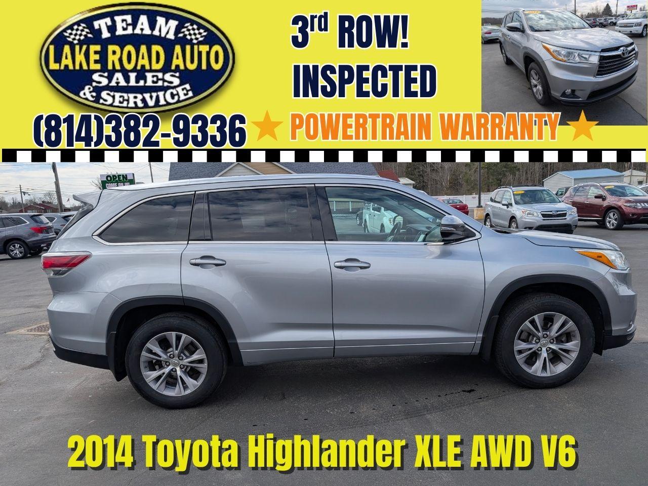 2014 Toyota Highlander AWD 4dr V6 XLE (Natl)