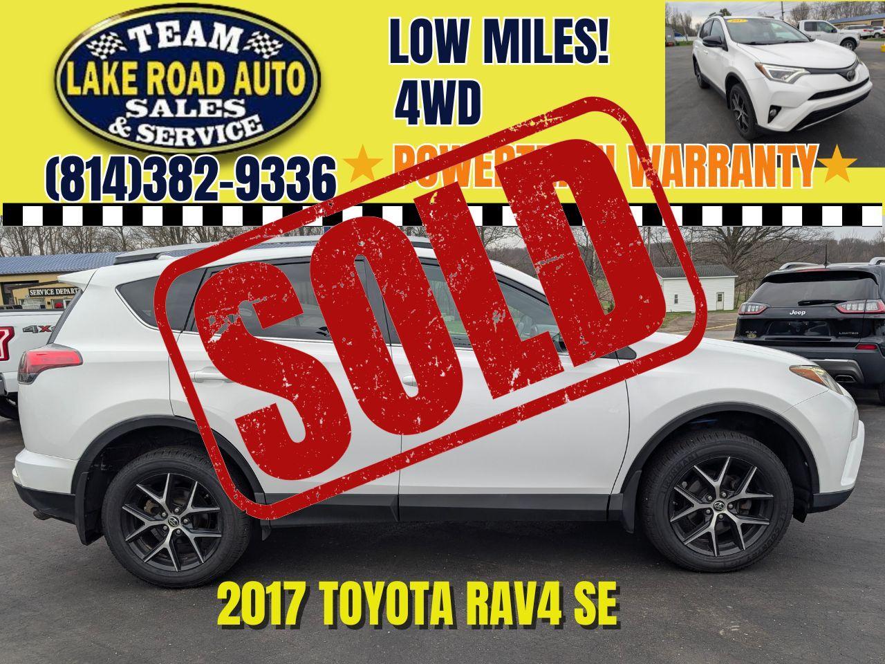 2017 Toyota RAV4 SE AWD (Natl)