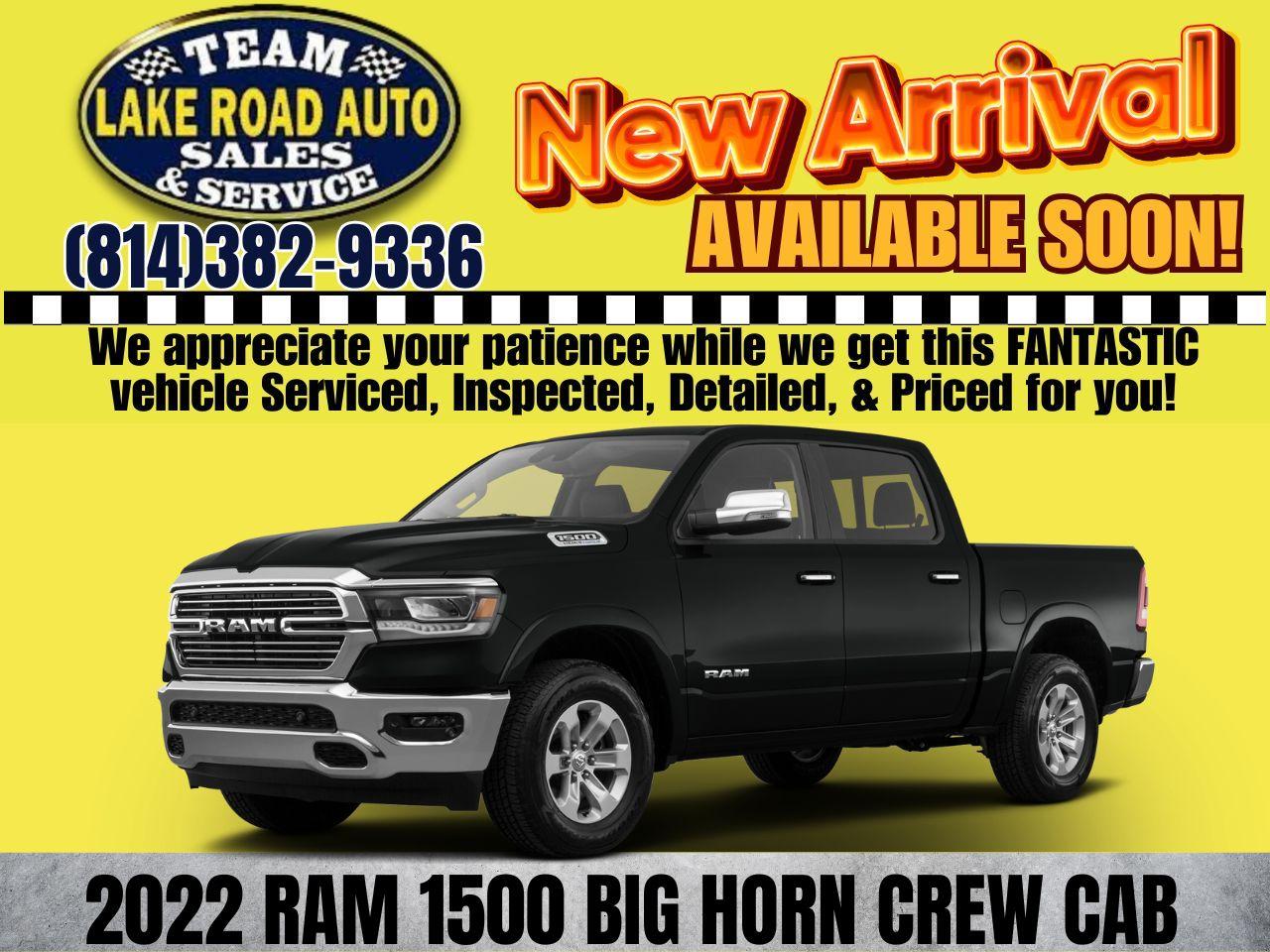 2022 RAM 1500 Big Horn 4x4 Crew Cab 5'7" Box