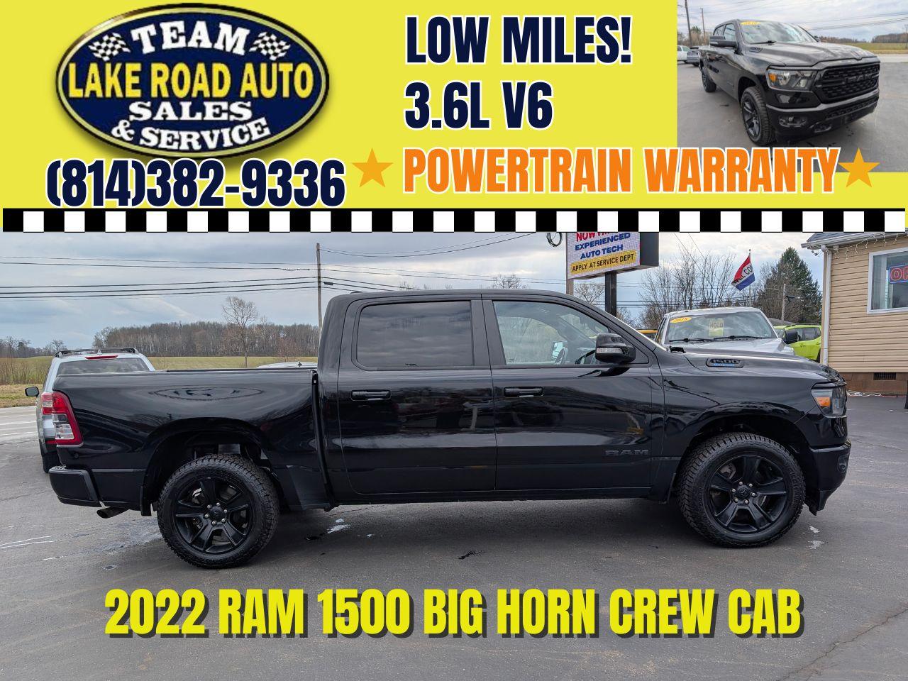 2022 RAM 1500 Big Horn 4x4 Crew Cab 5'7" Box