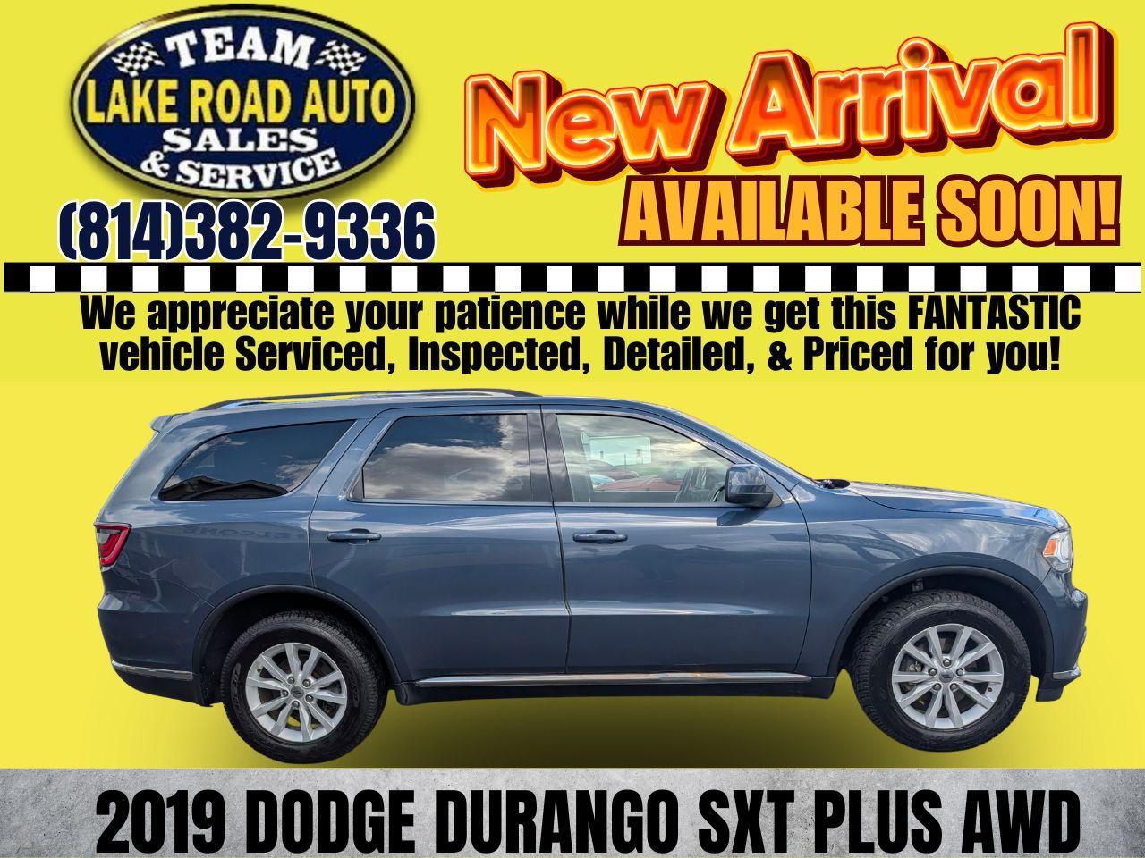 2019 Dodge Durango SXT Plus AWD