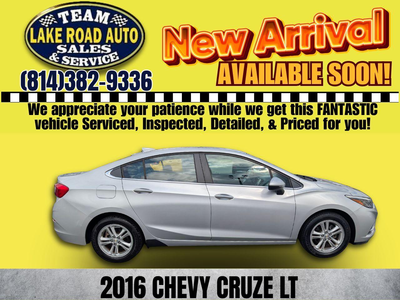 2016 Chevrolet Cruze 4dr Sdn Auto LT