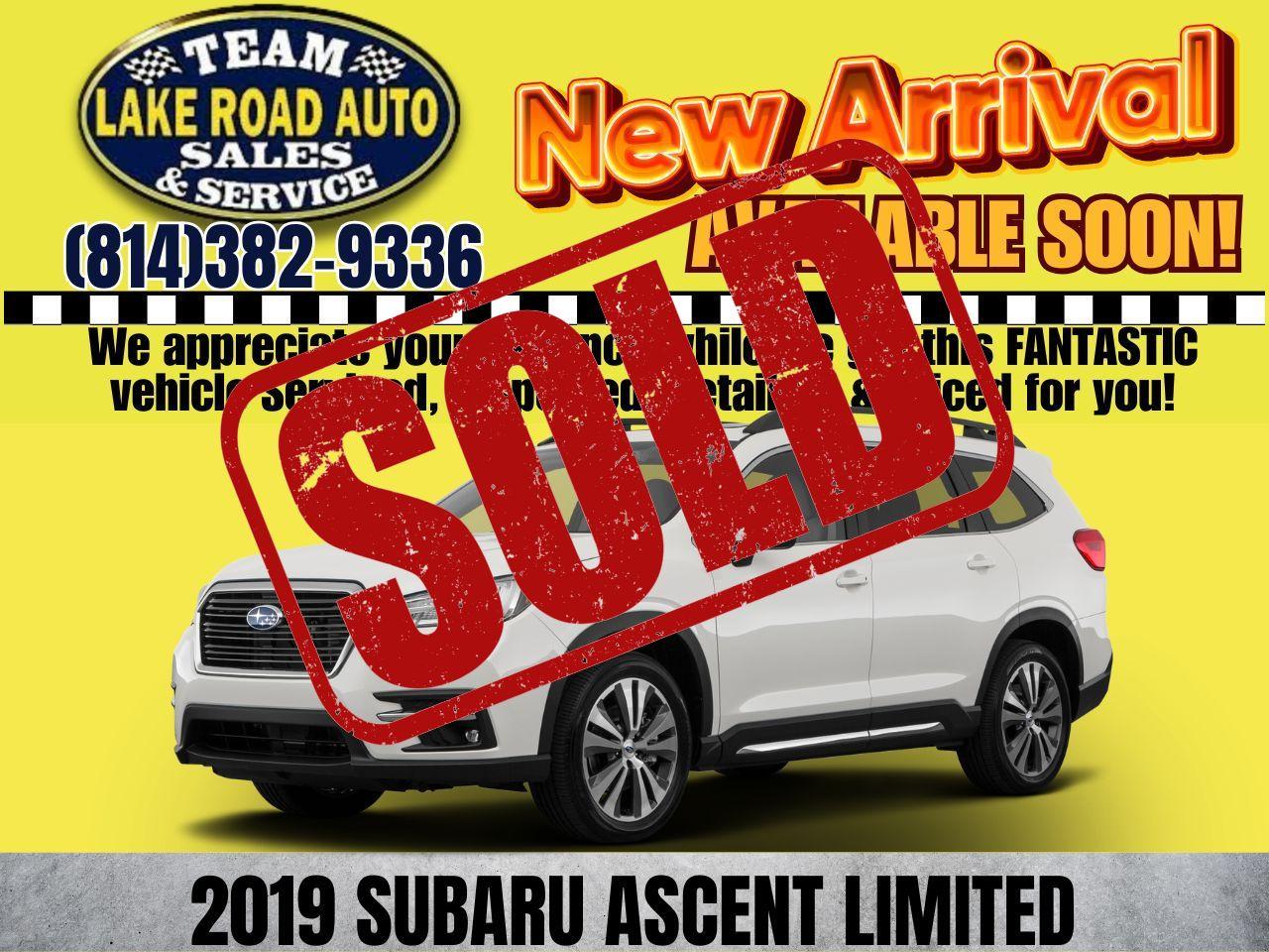 2019 Subaru Ascent 2.4T Limited 7-Passenger
