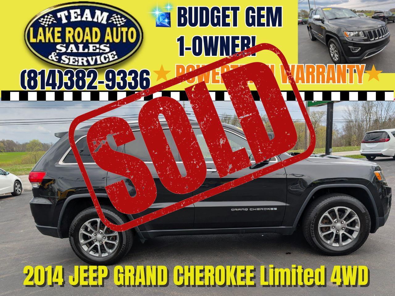 2014 Jeep Grand Cherokee 4WD 4dr Limited