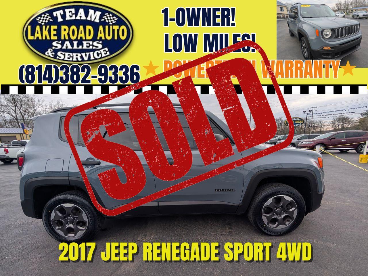 2017 Jeep Renegade Sport 4x4